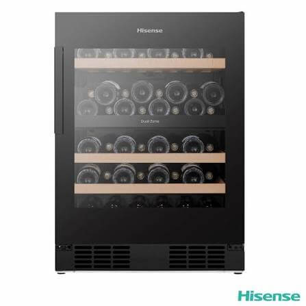 HISENSE Wine Cooler RW3N122GALF, 81.9 x 59.5 x 57.5 cm (Dual Zone)