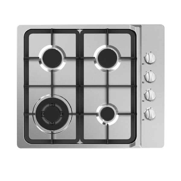 MIDEA MG60403TX GAS HOB INOX , 5 Years Guarantee