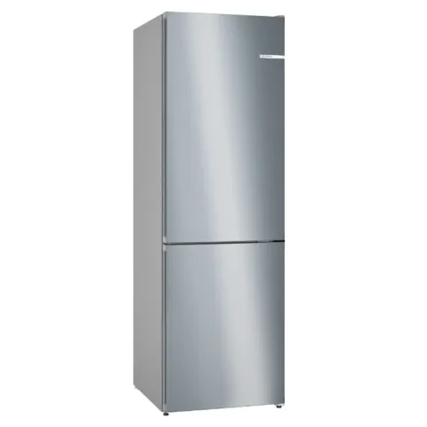 Bosch KGN362IDF Free standing Fridge Freezer, 60cm 186 x 60 x 66.5 cm SERIES 4, 5 Years Guarantee and 15 Years Motor Guarantee