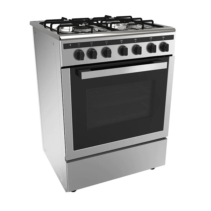MIDEA 24DMS4G113 Electric Cooker with Gas Burners, Stainless Steel ,5 YEARS QUARANTEE