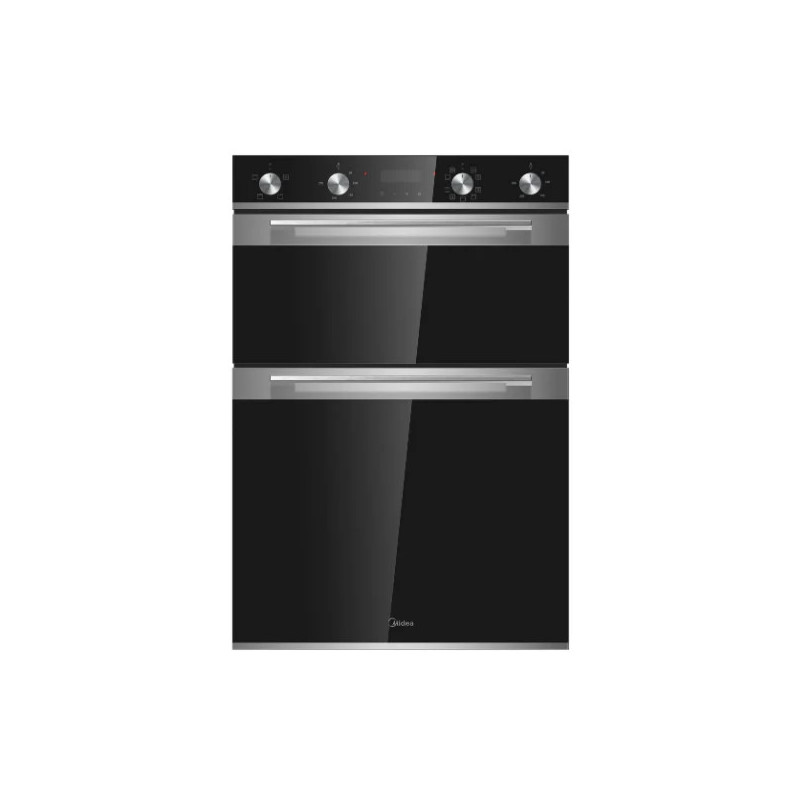 MIDEA MDOD70M30DO-X Διπλός Εντοιχιζόμενος Φούρνος, Μαύρο ,5 YEARS QUARANTEE