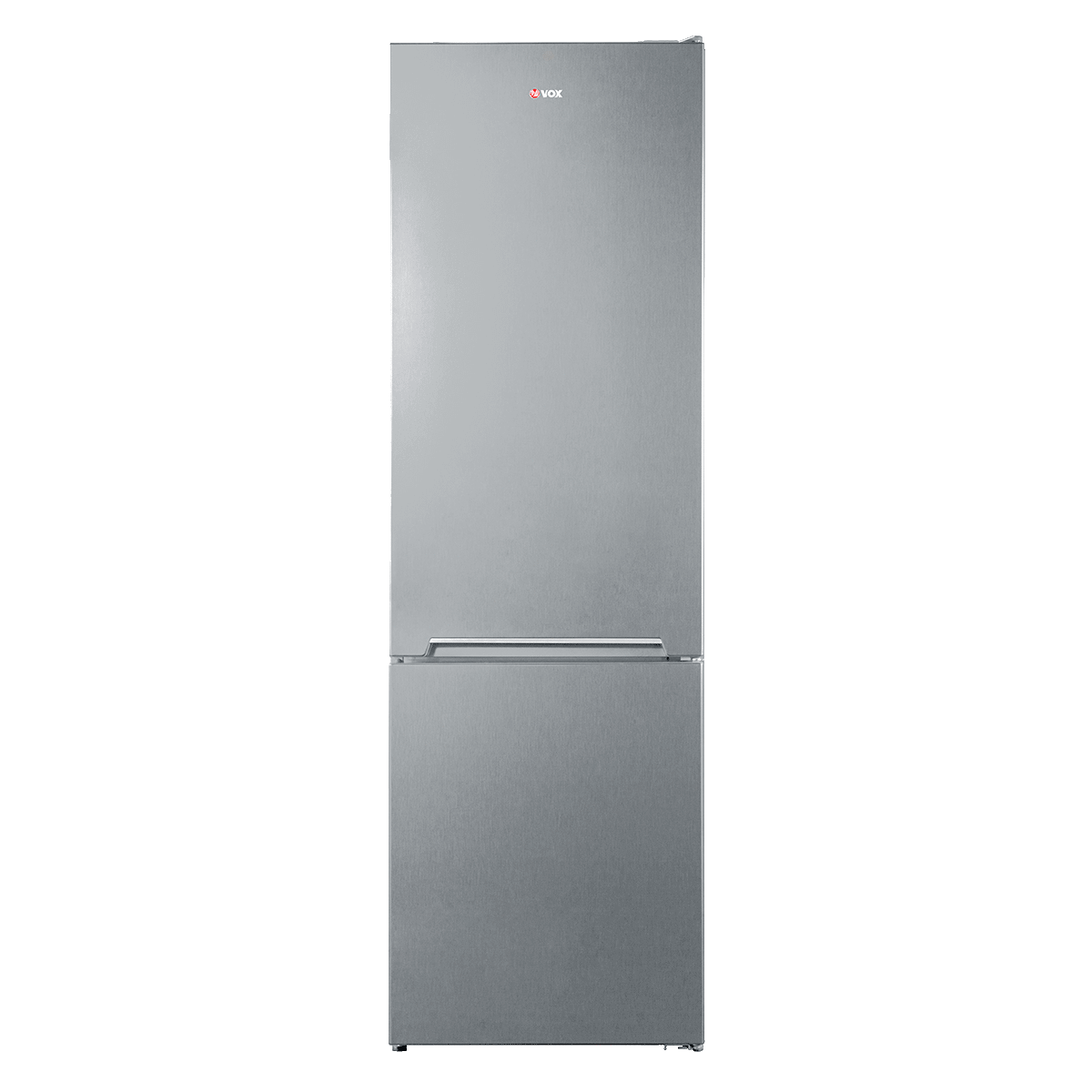 VOX Combi refrigerator NF 3730 IXF SILVER, HxWxD = 186 X 59.5 X 65 cm