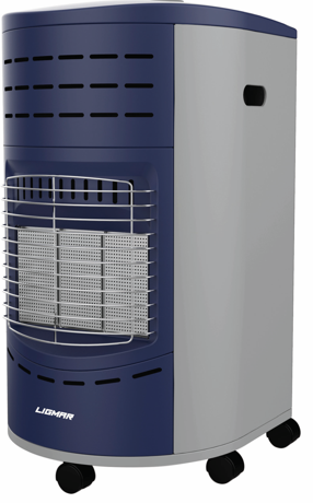 Gas Heater Ligmar UT508 Gas Heater Light Grey+Blue