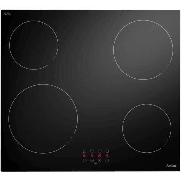 Ceramic Hob Amica PBP4VQ247FN Black 23478