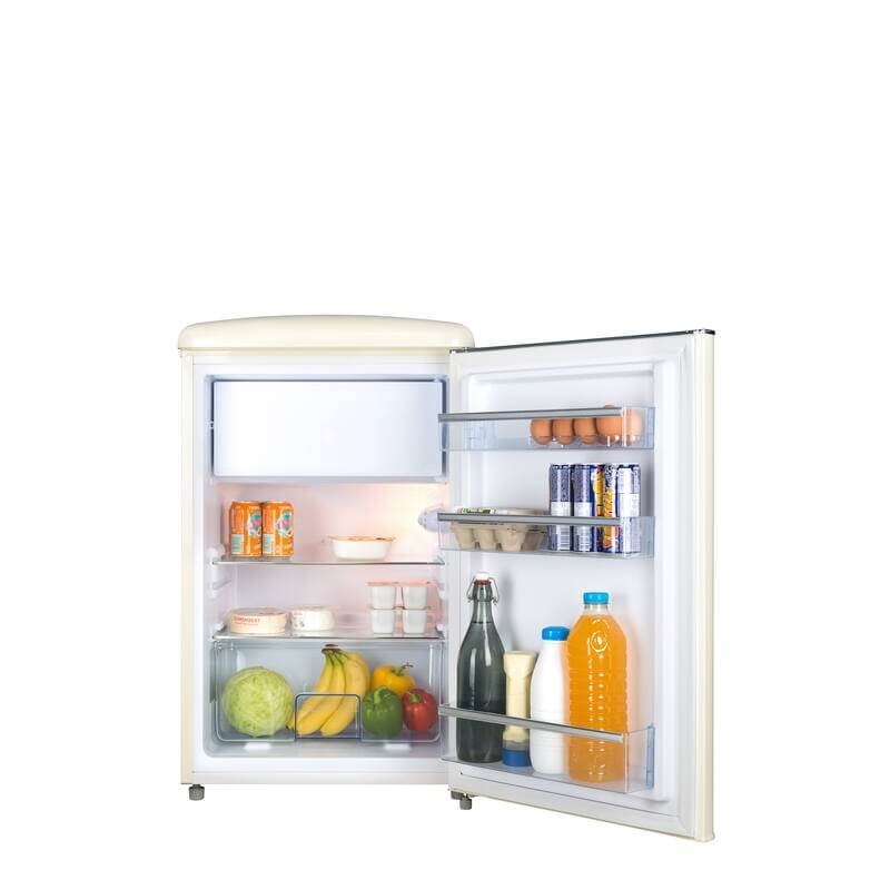 Frigelux Retro Vintage Cream Table Top Fridge 108L R4TT108RCE