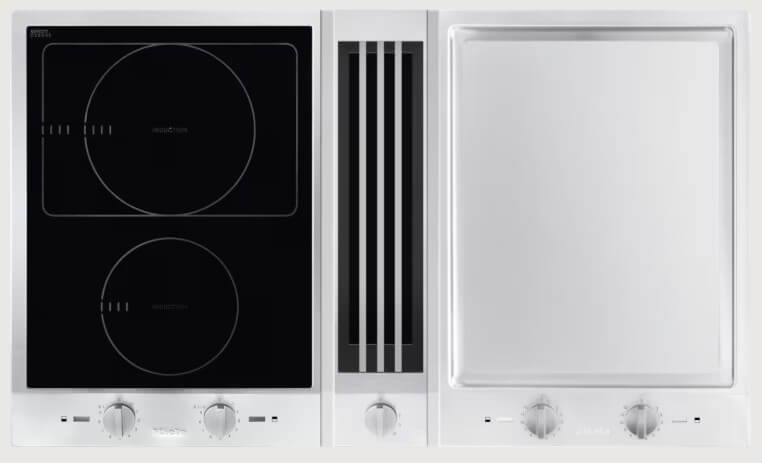 Miele CSDA1020 Built-in Induction cooktop & Tepan Yaki with integrated ventilation system