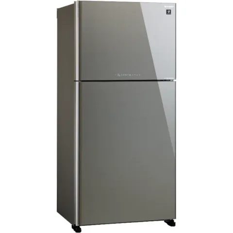 Sharp SJ-XG690GSL Free standing Fridge Freezer, H x W x D = 187 x 82 x 74 cm with handles