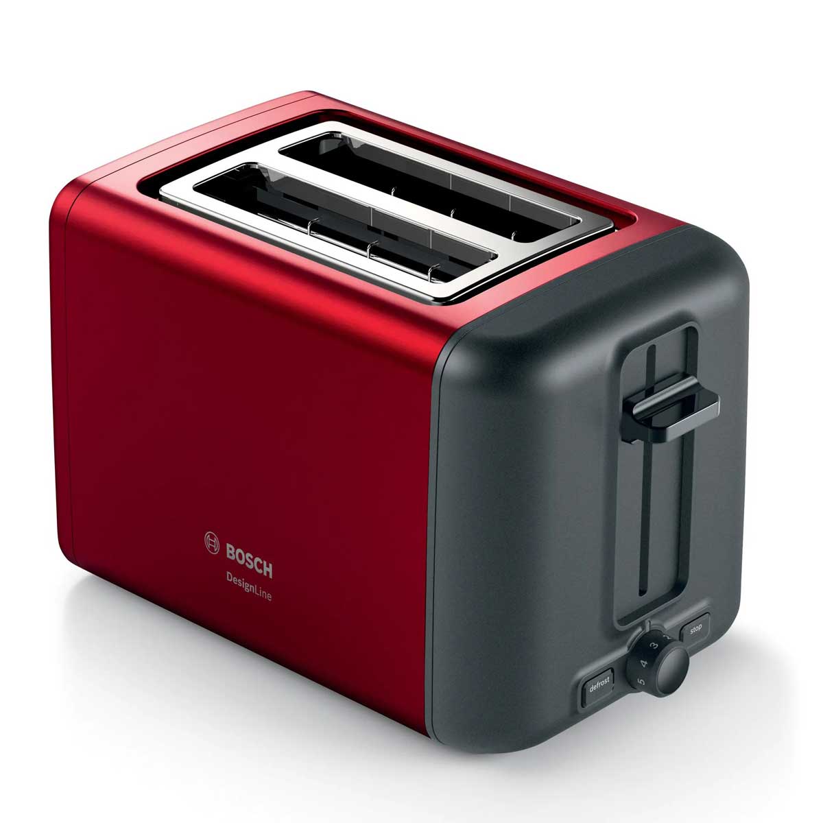 Bosch TAT3P424 Electric Toaster red