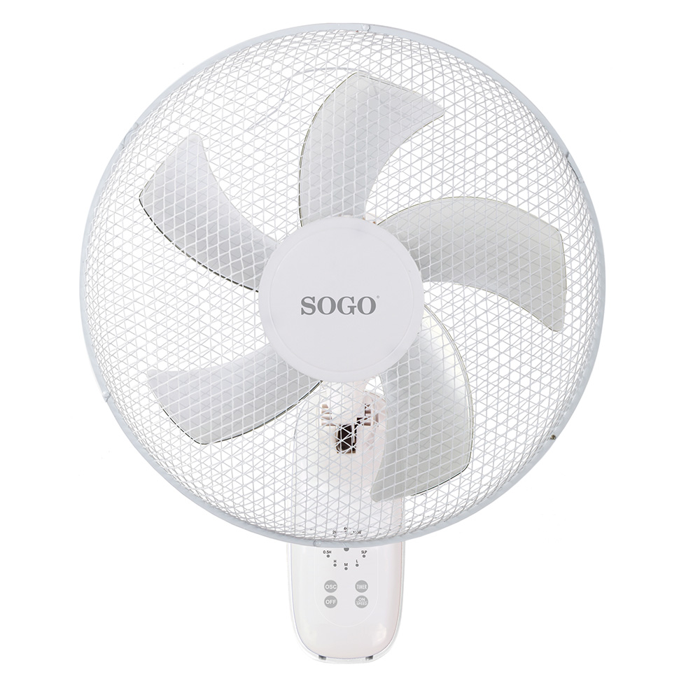 Wall fan Sogo 21315 BARCODE 40cm 45w with remote control