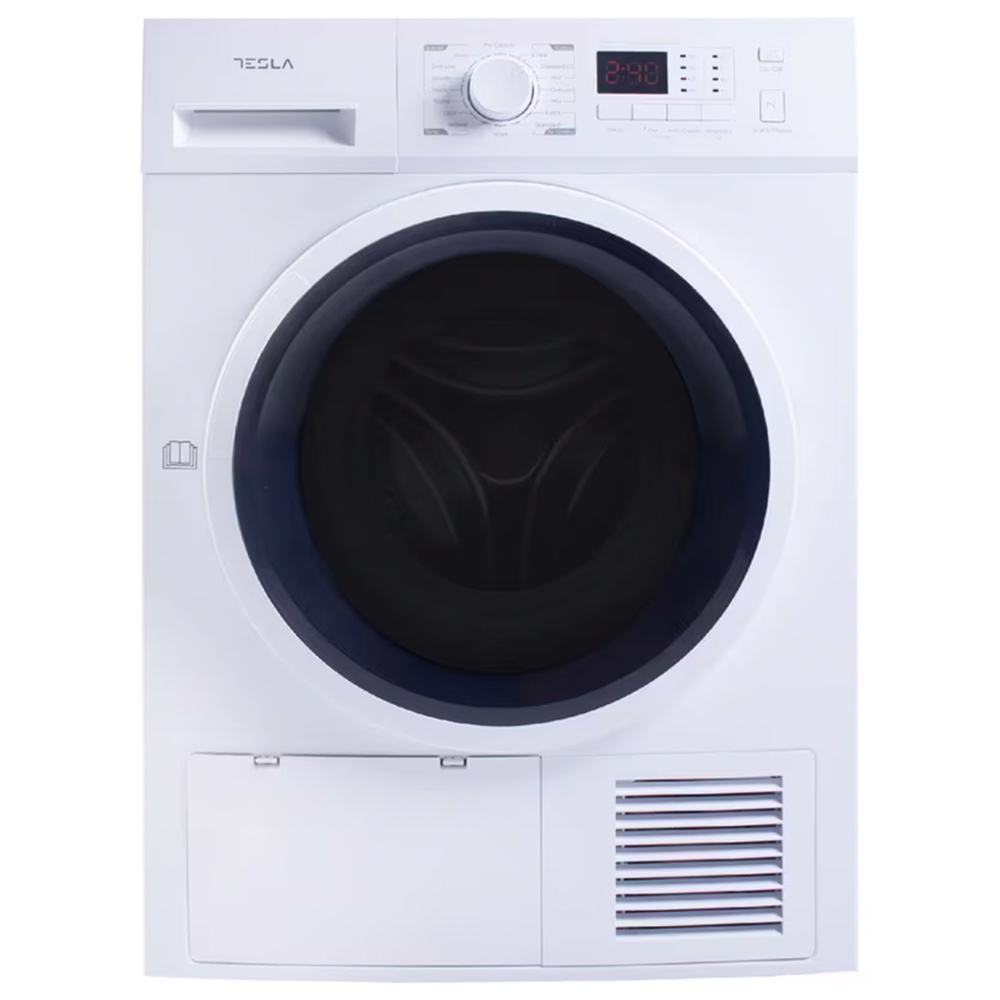 Tumble Dryer TESLA WT8H60M white 8KG