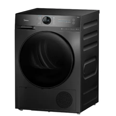 MIDEA MD200H90W/T-CY Dryer 9 Kg, Silver ,MIDEA MD200H90W/T-CY Dryer 9 Kg, Silver