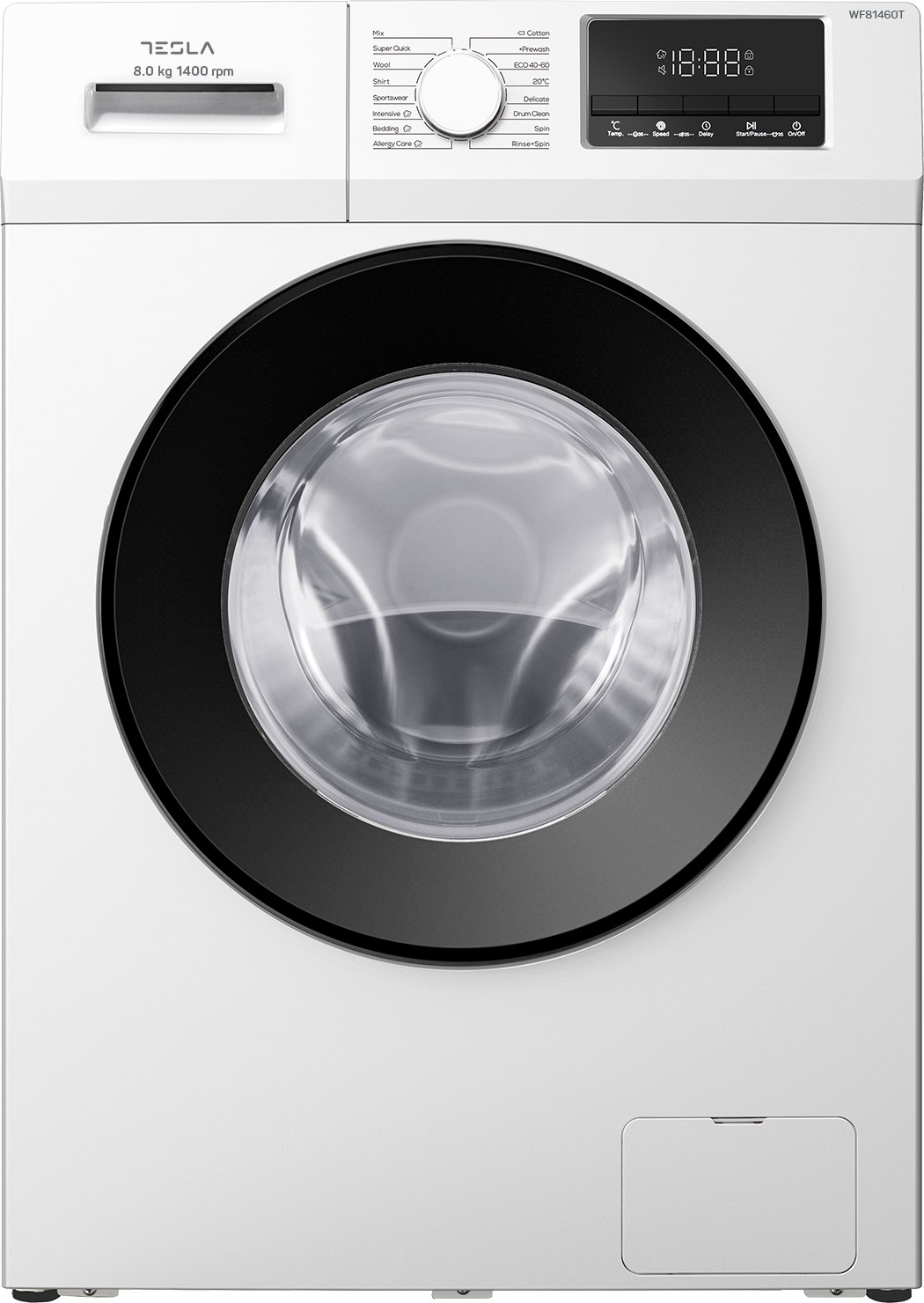 TESLA Front-loading washing machines - WF81460T, 8KG, 1400rpm