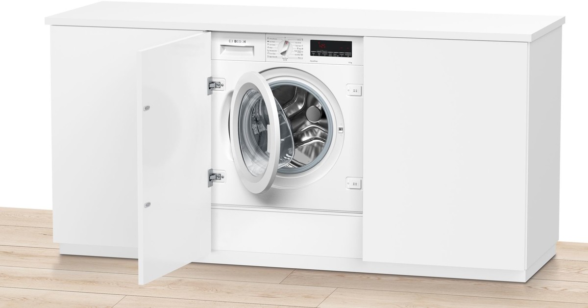 BOSCH WIW28542EU SERIE 8 BUILT-IN WASHING MACHINE 8kg 1400 rpm, 5 YEARS GUARANTEE