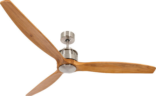Beacon Lucci Air Airfusion Akmani Ανεμιστήρας Οροφής 152cm με Τηλεχειριστήριο Teak 80210506