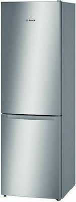 Bosch FRIDGE KGN36NLEA 305lt Total NoFrost Υ186xΠ60xΒ66εκ. Inox, 5 YEARS GUARANTEE AND 15 YEARS ON THE MOTOR