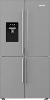 Blomberg KQD1254XN Ψυγείο Ντουλάπα 565lt No Frost Υ182xΠ90.8xΒ70.5cm Inox