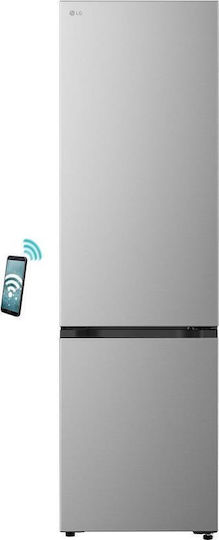 LG Fridge-Freezer 375lt Total NoFrost H203xW59.7xD67.4cm Silver GBBSJ20EPY