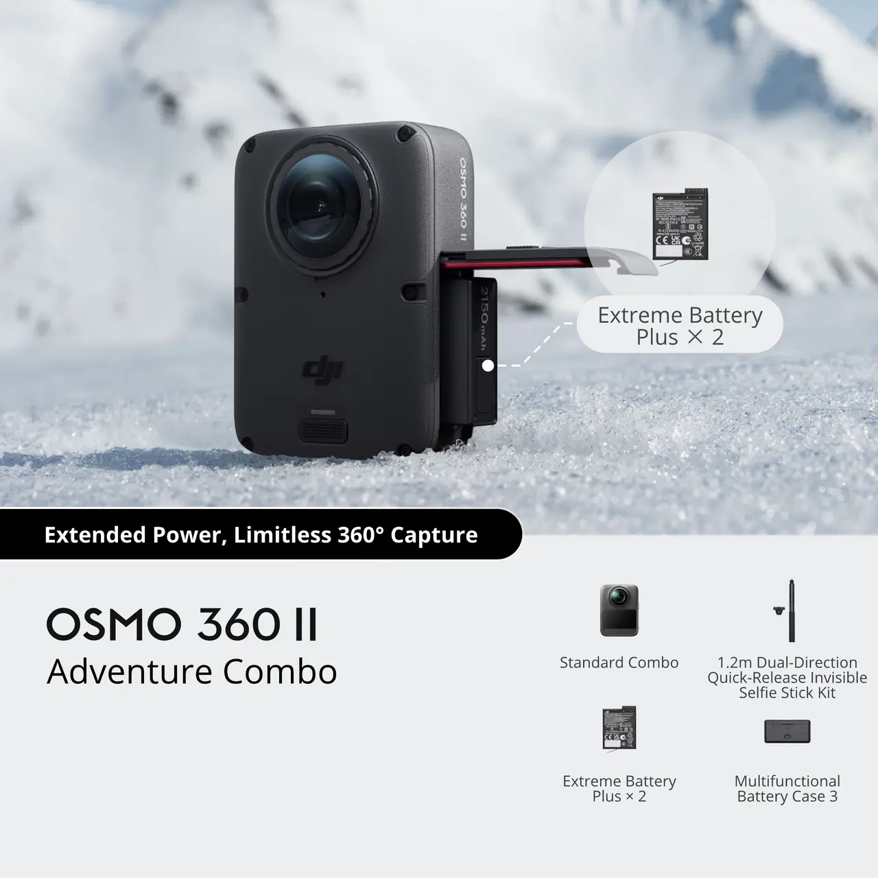 DJI Osmo 360 II Adventure Combo