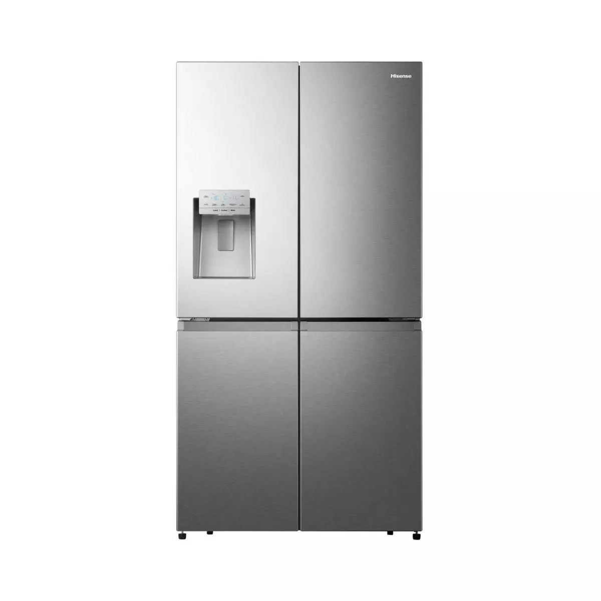 Hisense RQ760N4SASE side-by-side refrigerator Freestanding 584L E Stainless steel