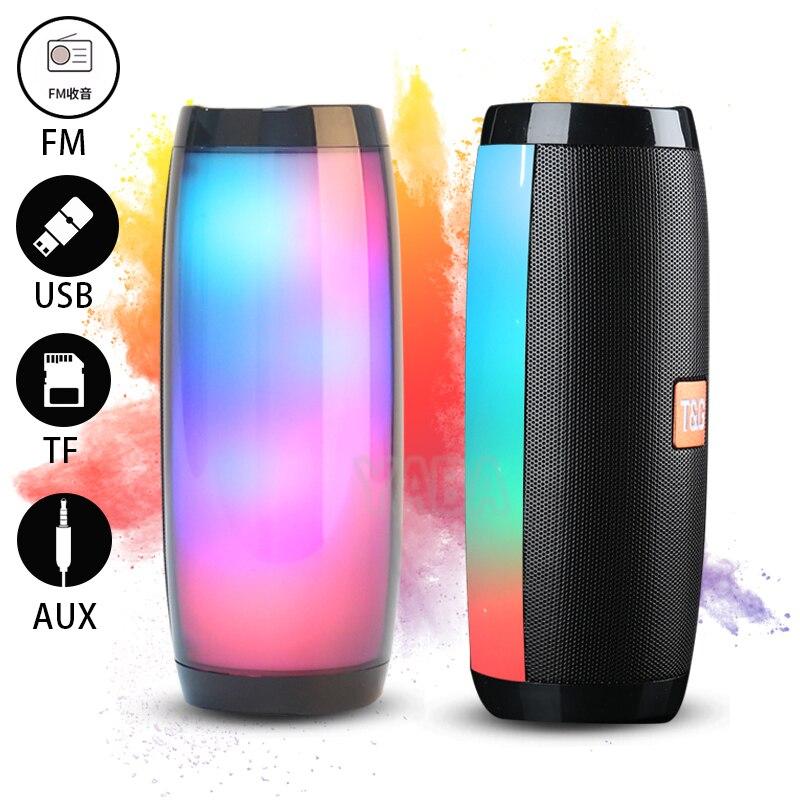 T&G TG157 Ηχείο Bluetooth, Fm Radio, MicroSD 10W με Διάρκεια Μπαταρίας έως 3 ώρες Μπλε