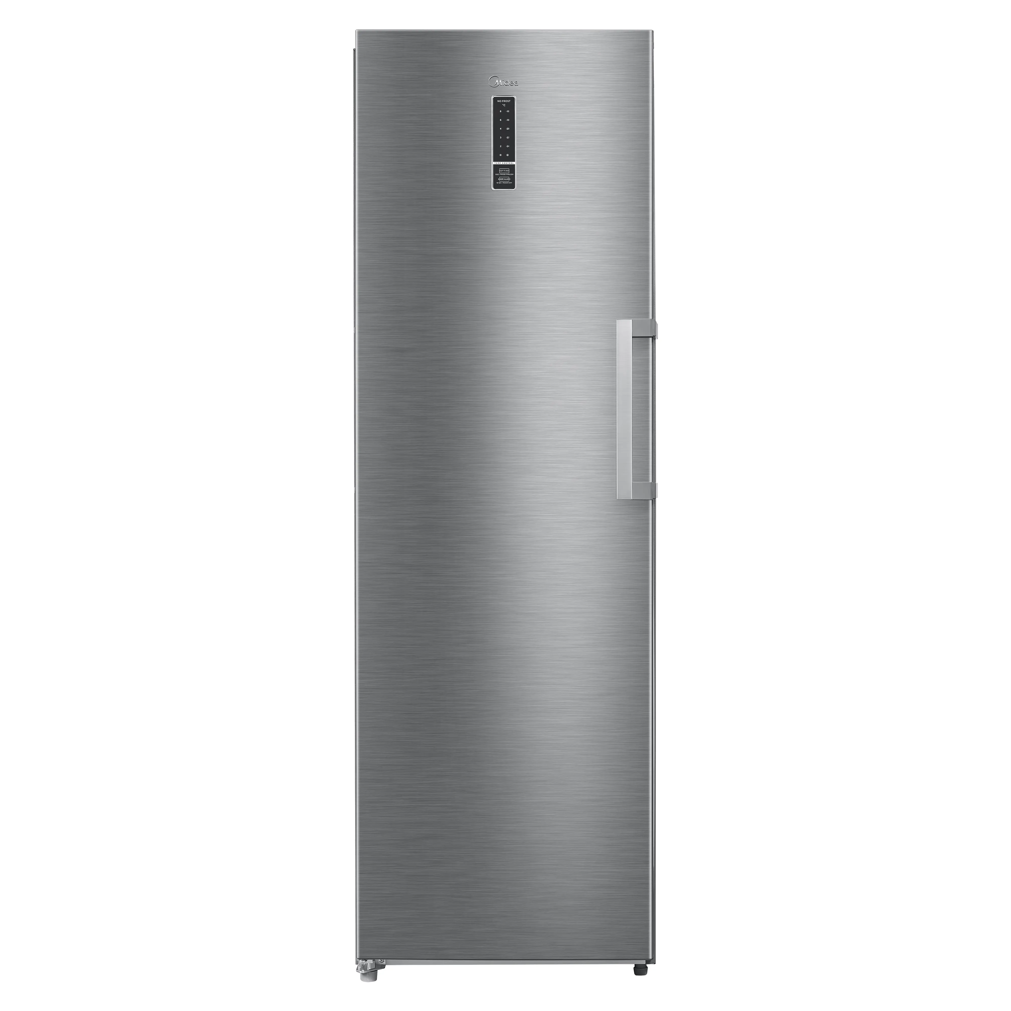 Midea MDRU385MTE46 Μονόπορτη Κατάψυξη 272L/185 cm High/NoFrost/ Inox