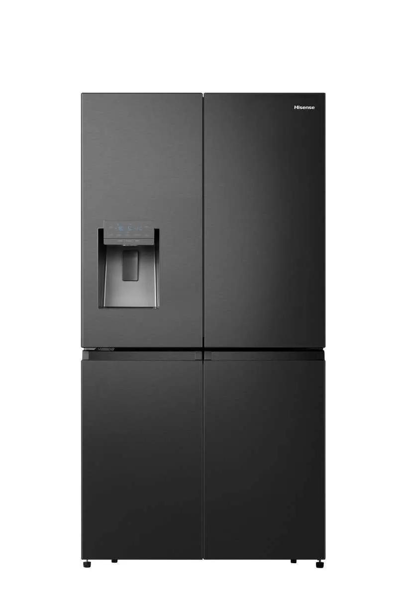 Hisense RQ760N4SBFE Refrigerator 4 Door With Water Tank, Black