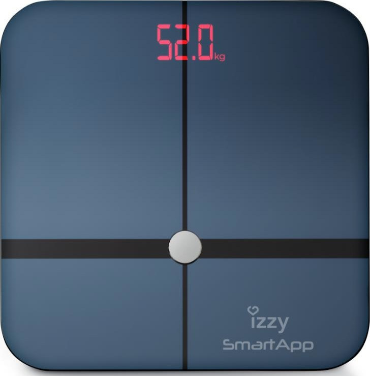 Izzy SmartApp IZ-7005 Smart Ζυγαριά με Λιπομετρητή & Bluetooth σε Navy Μπλε χρώμα