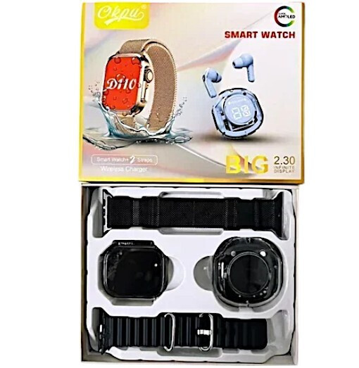 Smartwatch D110 Smartwatch KIT + Wireless Headphones
