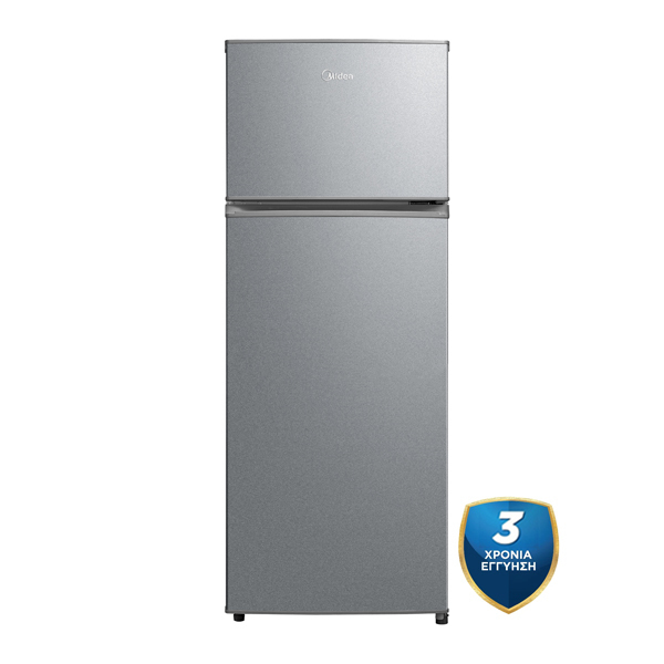 Midea Ψυγείο Δίπορτο 204lt Υ143xΠ55xΒ55εκ. Inox MDRΤ294FGE50