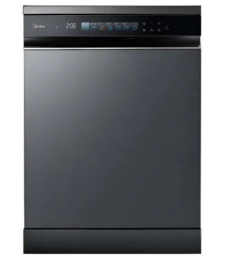Midea MDWEF1433GMG-WG Smart Freestanding Dishwasher Dark Grey WI-FI