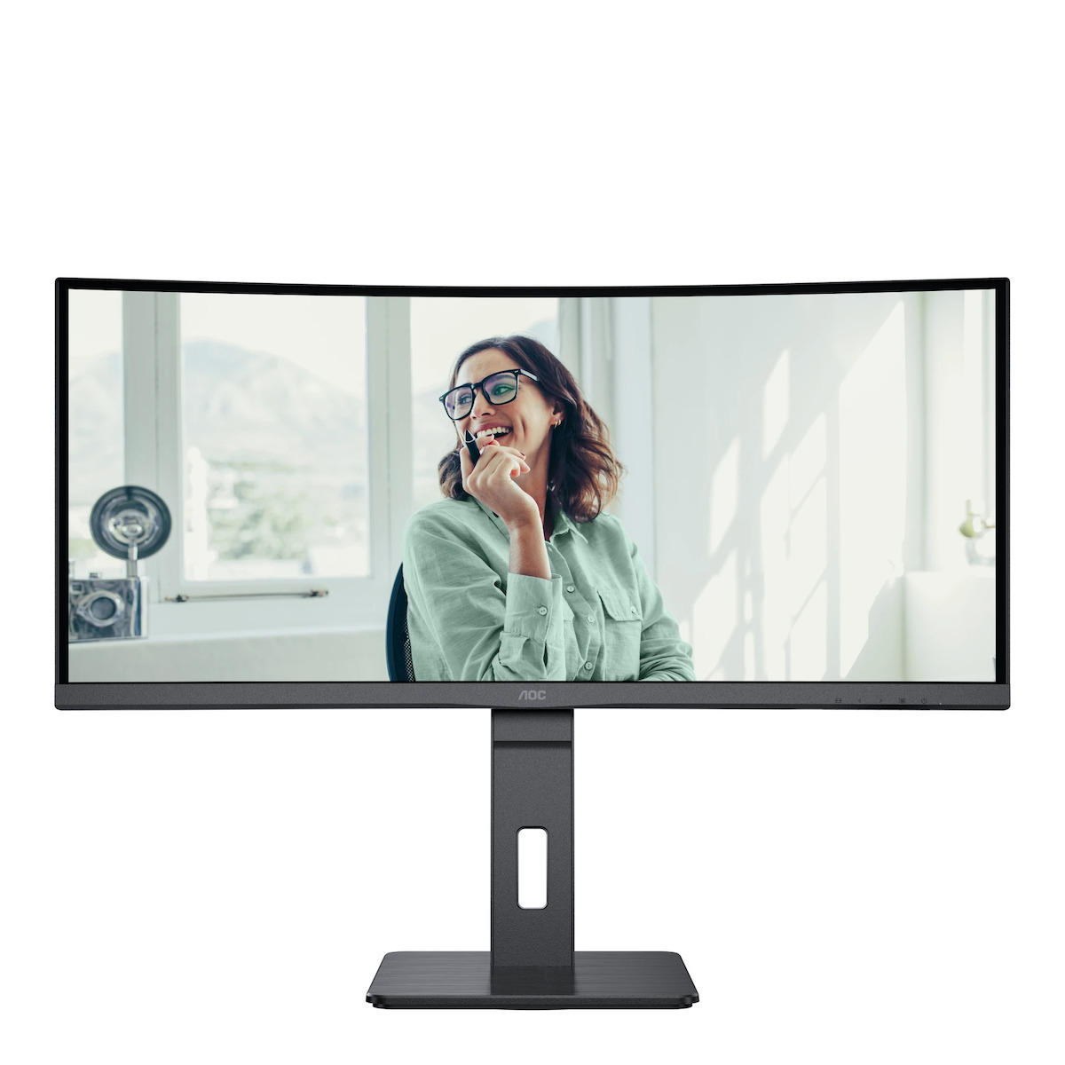 AOC CU34P3CV VA Curved Monitor 34″ QHD 3440×1440 με Χρόνο Απόκρισης 4ms GTG
