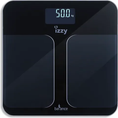 Izzy Balance Ψηφιακή Ζυγαριά σε Μαύρο χρώμα