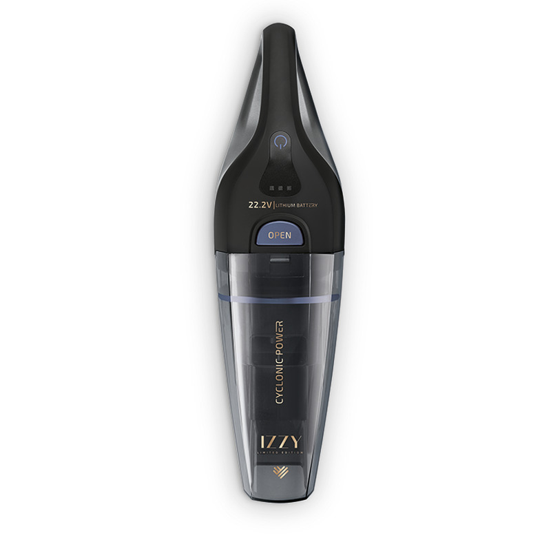 Izzy Cyclonic Power IZ-4005 Επαναφορτιζόμενο Σκουπάκι Χειρός 22.2V Μαύρο
