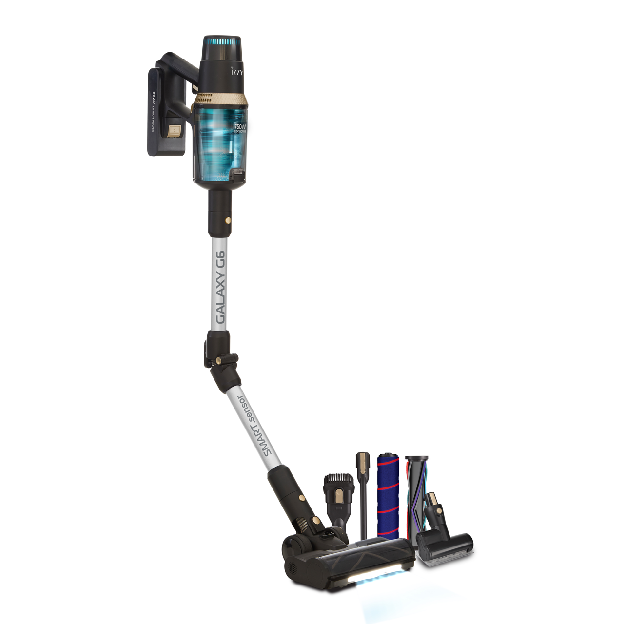IZZY Cordless Handheld Stick Vacuum Cleaner Galaxy G6 29.6V