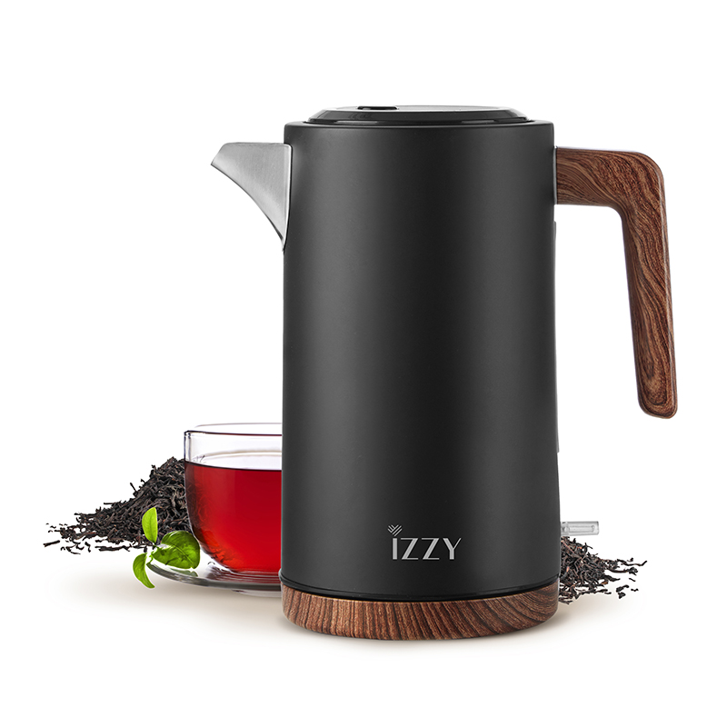 Izzy Kettle Wooden Black IZ-3016