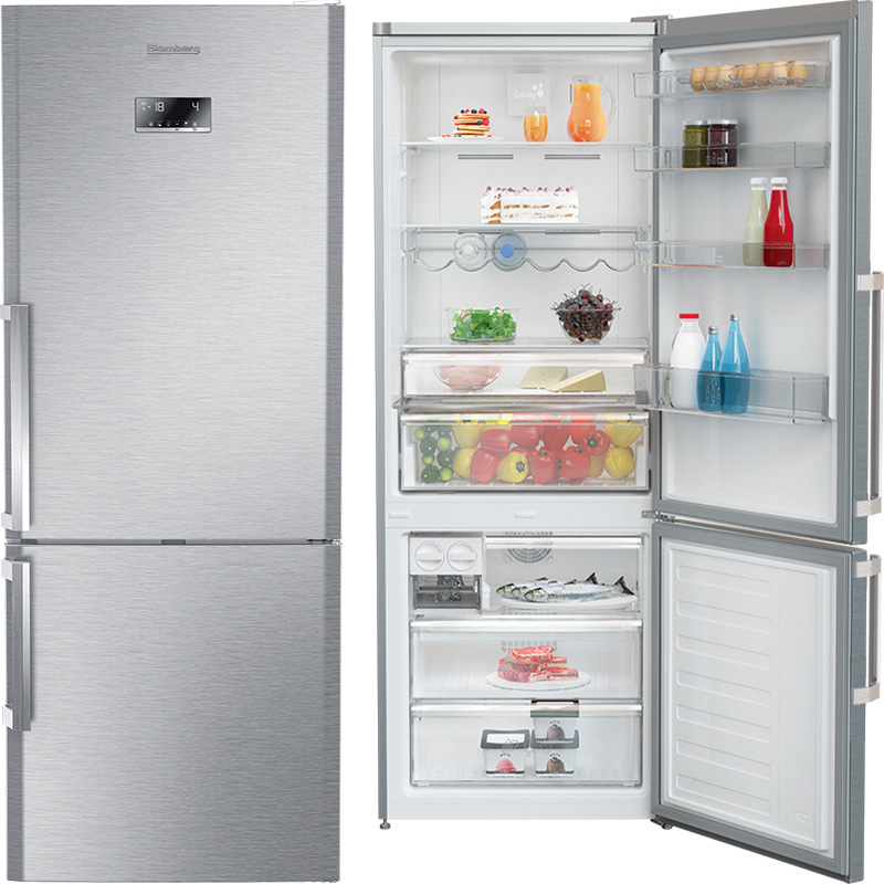 Blomberg Ψυγειοκαταψύκτης NoFrost Inox A+++ KND3880X