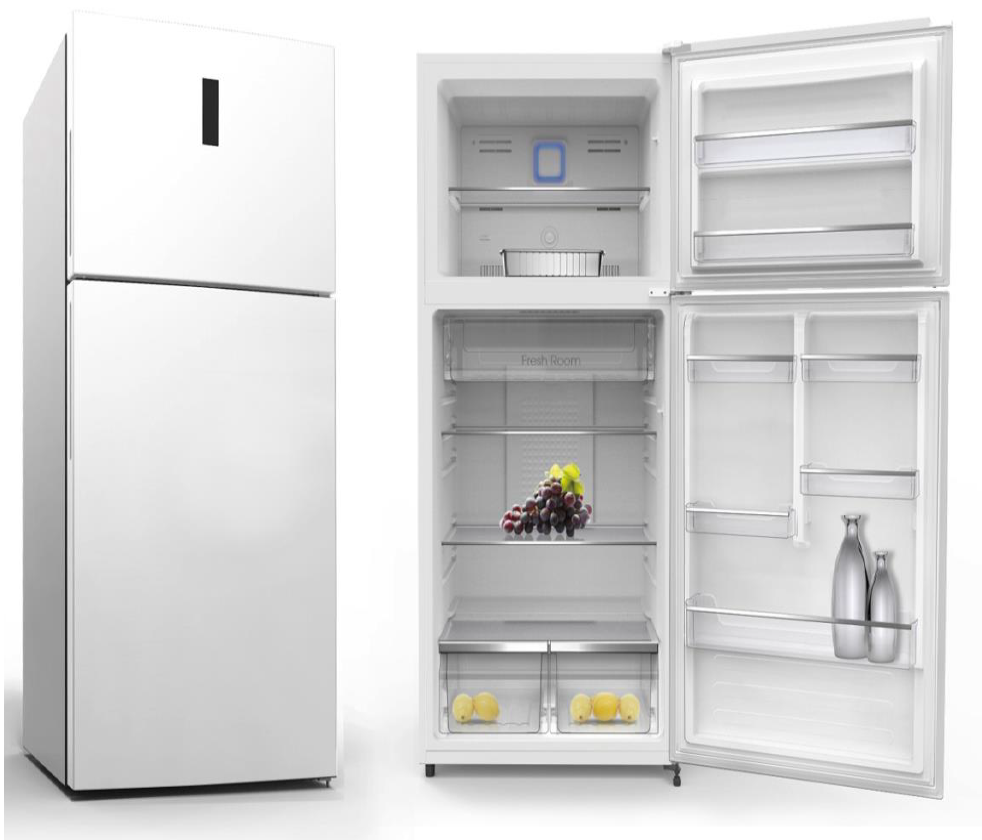 LIGMAR KD500FWE Refrigerator 2-Door A+