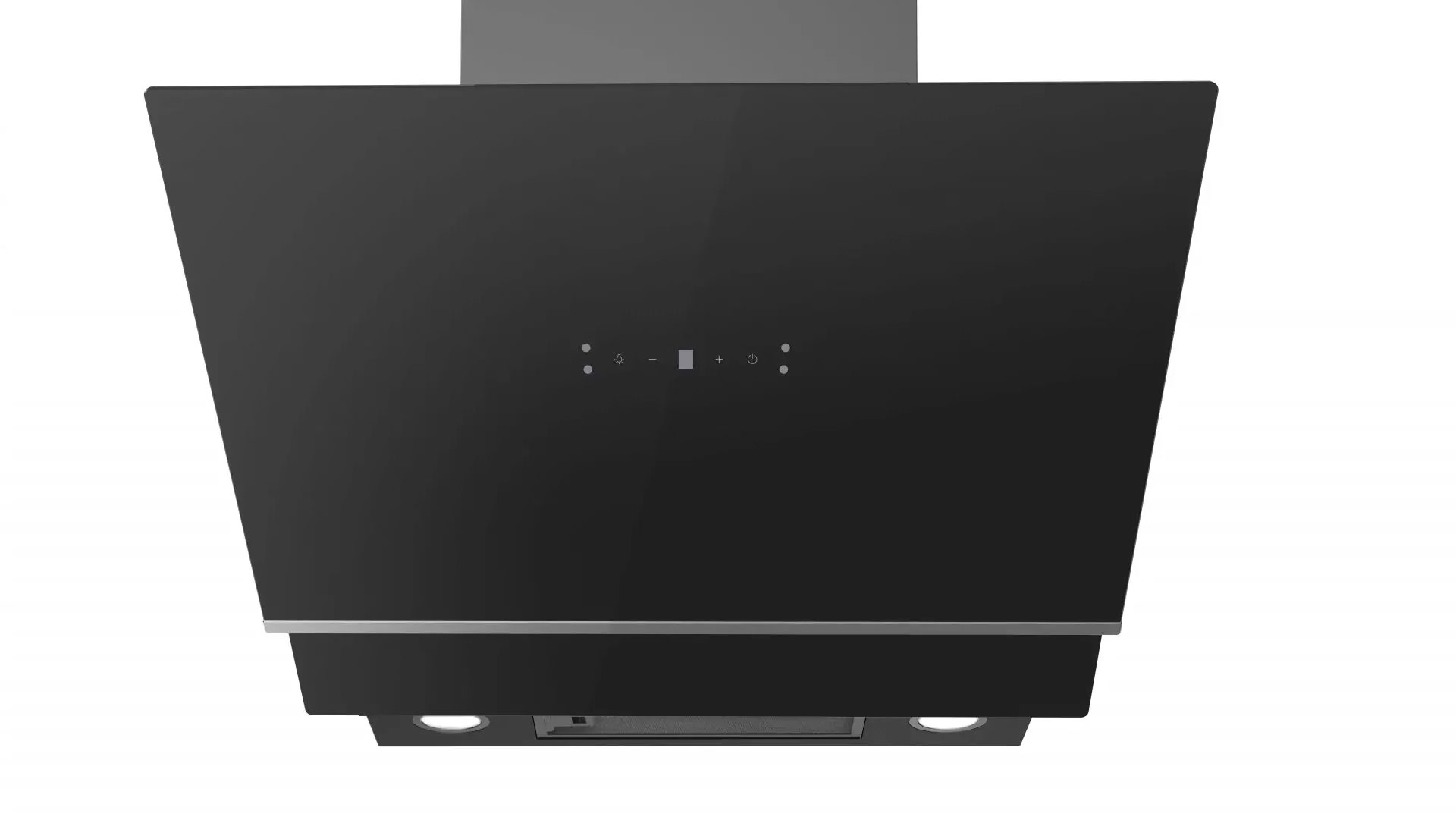 Midea Decorative Incline Hood in Black Glass MH60A4300B
