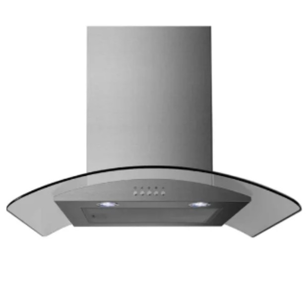 MIDEA CURVE GLASS HOOD MH60G3250X Stainless steel
