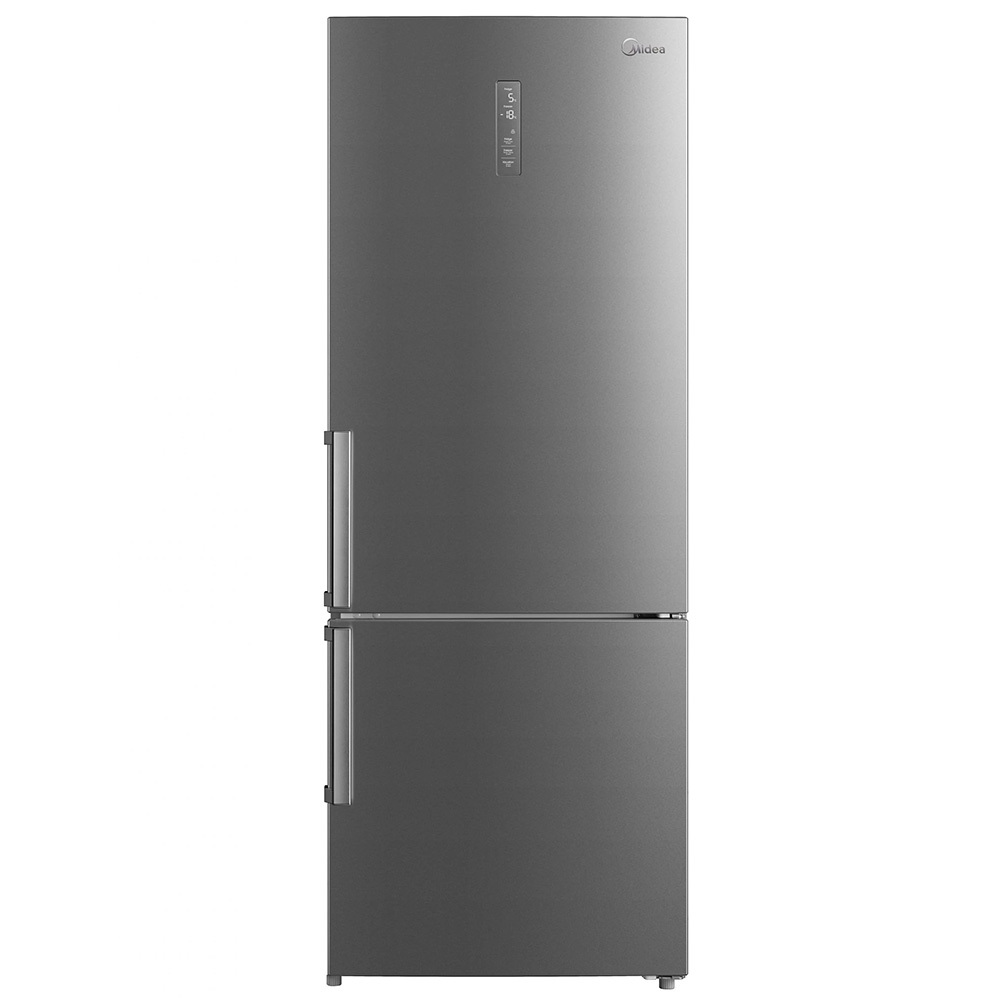 Midea MDRB593FGE02 Inox Refrigerator Combi Total No Frost