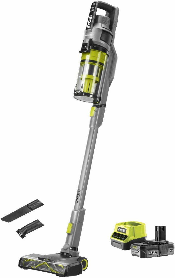RYOBI ONE+™ 18V ΗΛΕΚΤΡΙΚΗ ΣΚΟΥΠΑ ΣΤΙΚ 1 X 2.0AH ΜΠΑΤΑΡΙΑ ΚΑΙ ΦΟΡΤΙΣΤΗ
