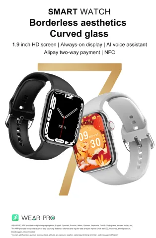 DT NO.1 New vision 7 Smartwatch Series 7 Bracelet 1.9 Inch HD Screen dt no. 1 smart watch