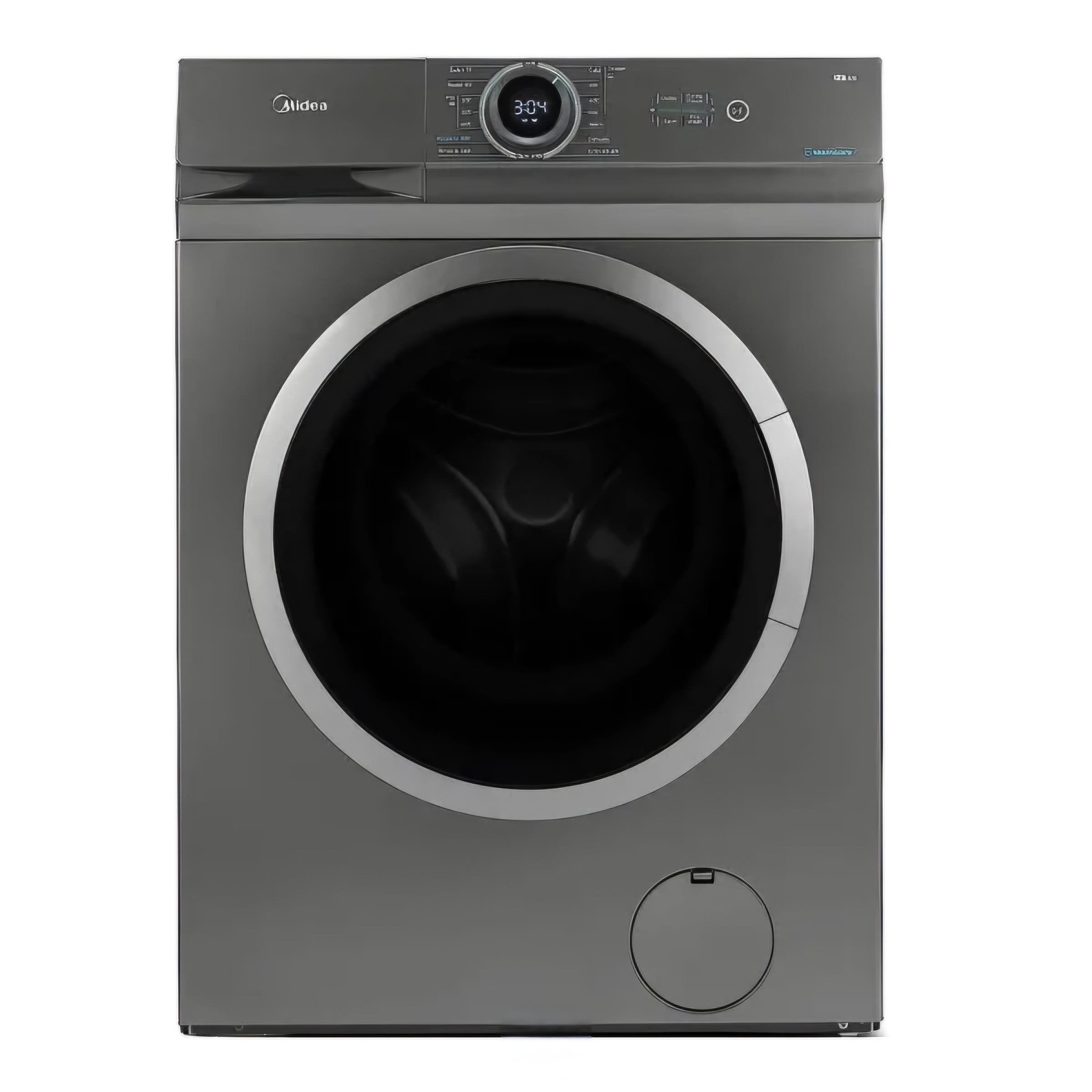 Midea Washing Machine 8Kg Lunar Dial Series MF100W80B/T-CY Inox