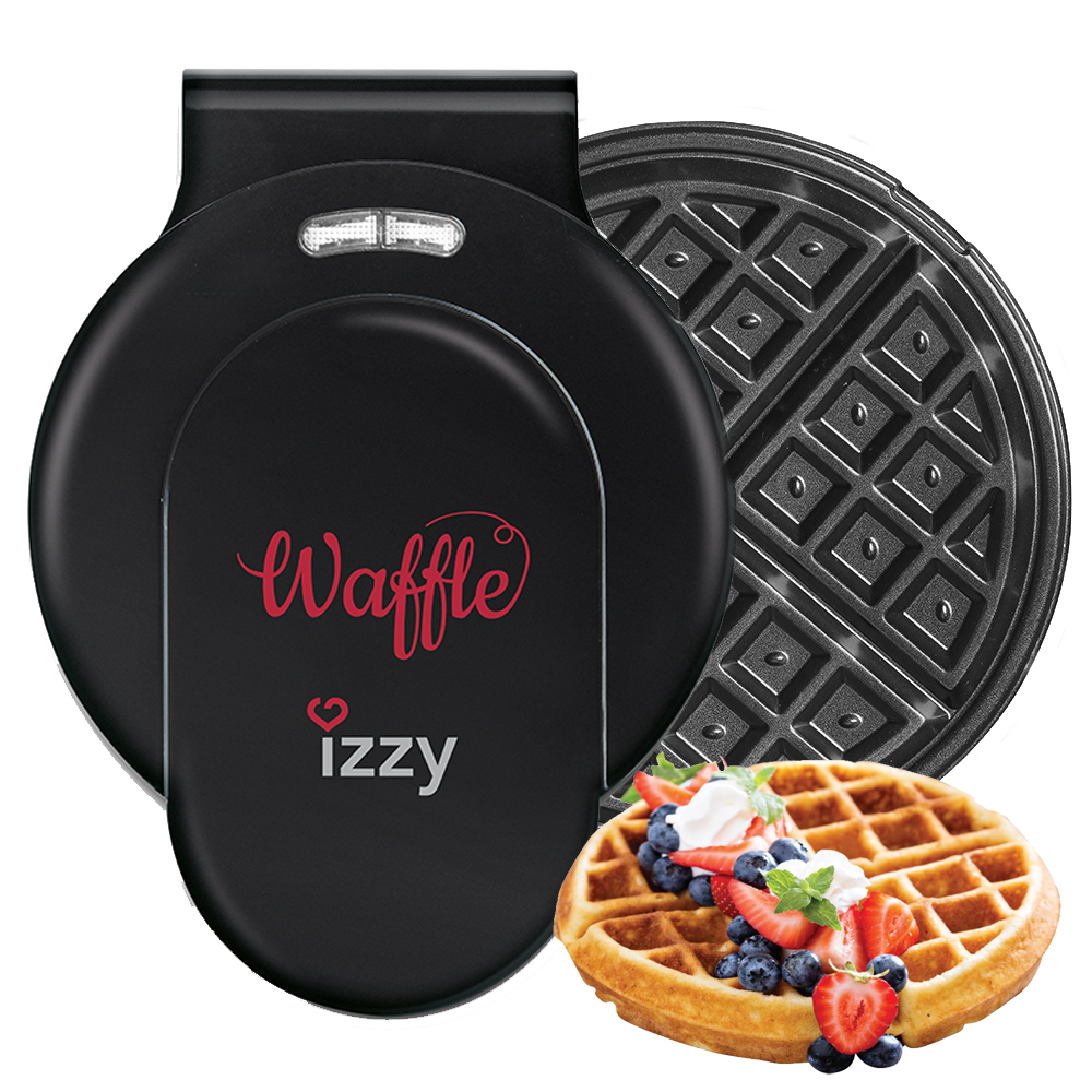 IZZY WAFFLE MAKER WITH DETACHABLE PLATES IZ2003