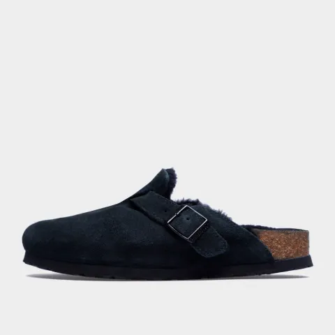 Birkenstock Boston Leather Shearling Women's Slippers (259883003546-ACK)