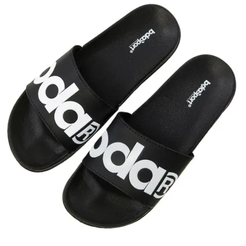 BODY ACTION MEN'S SUMMER POOL SLIDES (093302-BLACK)