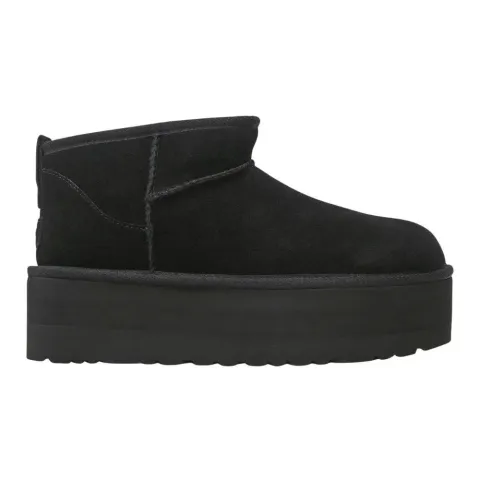 UGG CLASSIC ULTRA MINI PLATFORM WOMENS BOOT (1135092-BLK)