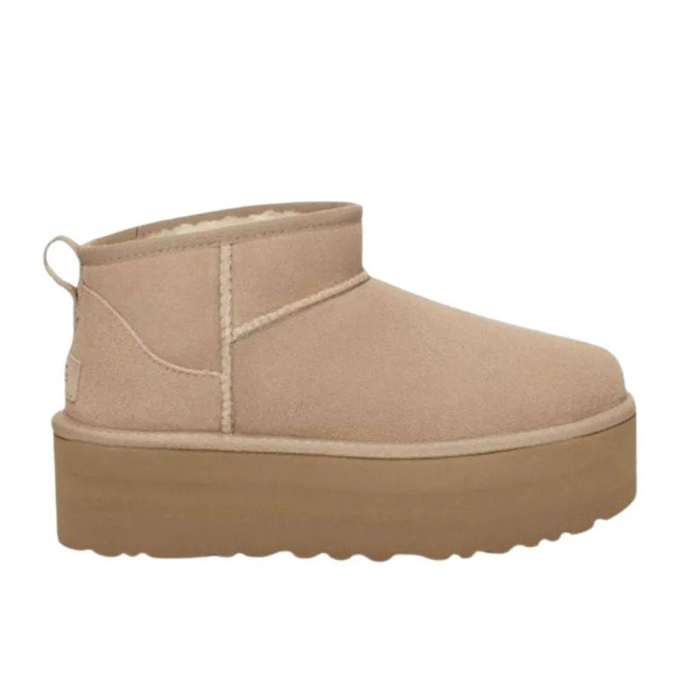 UGG CLASSIC ULTRA MINI PLATFORM WOMENS BOOT (1135092-SAN)