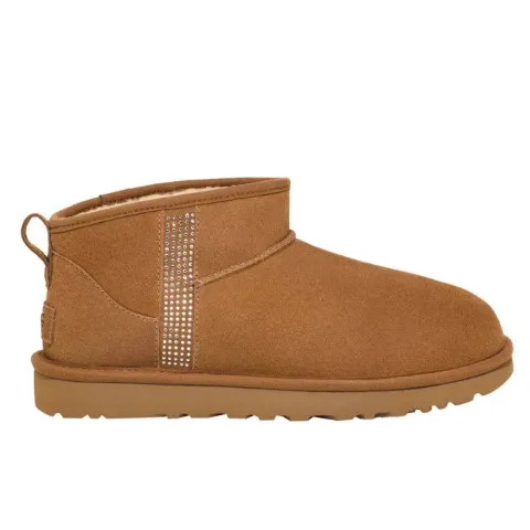 UGG CLASSIC ULTRA MINI BLING WOMENS BOOT (1153777-CHE)