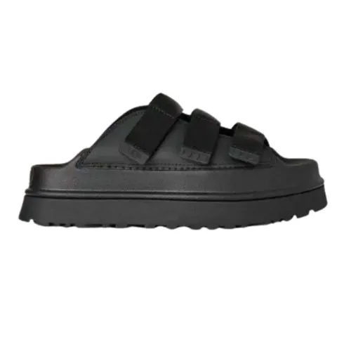 UGG WOMENS GOLDENGLOW SLIDE (1167430-BLK)